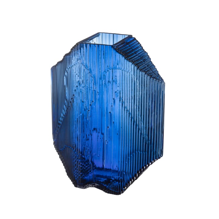 Escultura de vidro Kartta 33,5 cm - azul ultramarine - Iittala