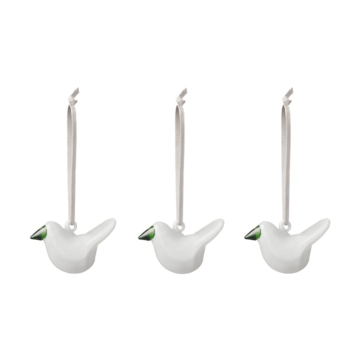 Pássaros de vidro Iittala, 3 peças - Branco - Iittala