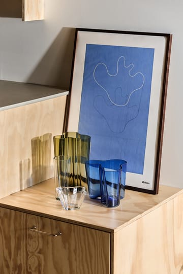 Póster azul Aalto art Sketch - 50x70 cm - Iittala