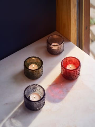 Suporte de velas Kastehelmi - Cranberry - Iittala