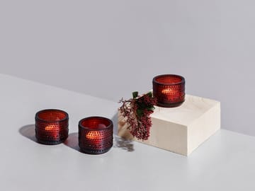 Suporte de velas Kastehelmi - Cranberry - Iittala