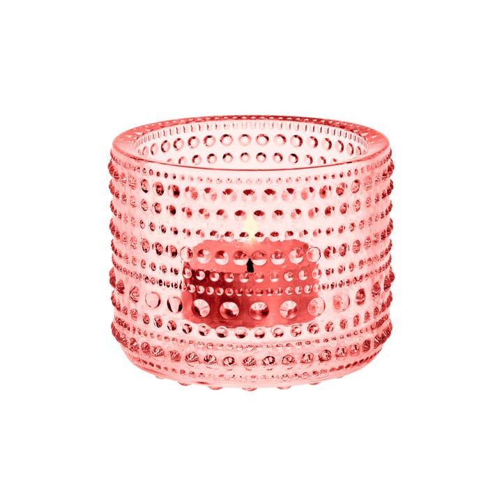 Suporte de velas Kastehelmi - rosa salmão - Iittala