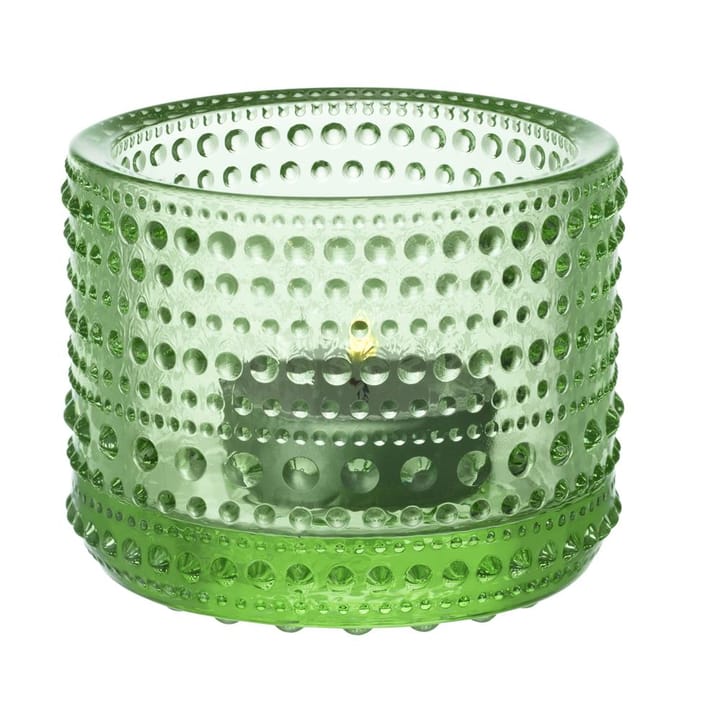 Suporte de velas Kastehelmi - verde maçã - Iittala