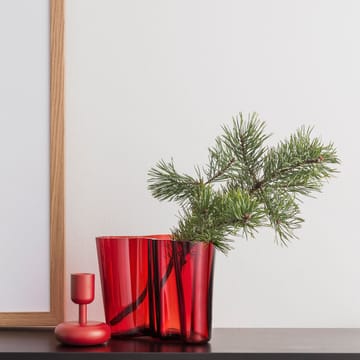 Vaso Aalto cranberry - 160 mm - Iittala