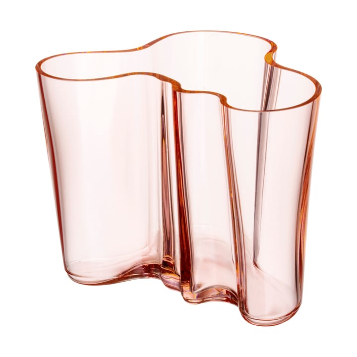 Vaso Alvar Aalto rosa salmão - 160 mm - Iittala