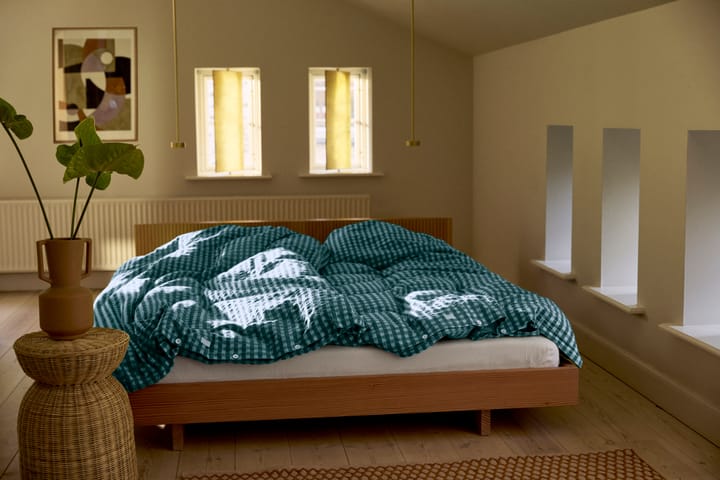 Conjunto de cama Bæk&Bølge 140x200 cm - Verde-azul claro - Juna