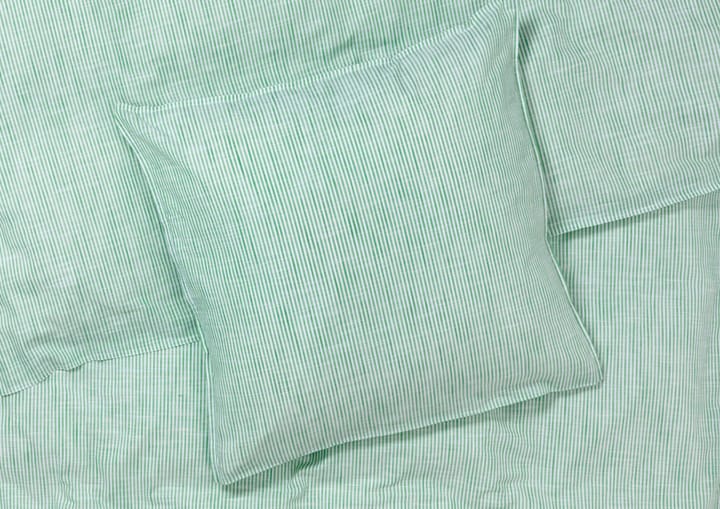 Conjunto de cama Monochrome Lines 150x210 cm, Branco-verde  Juna