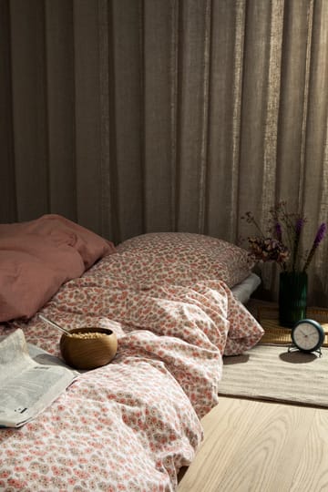 Conjunto de cama Pleasantly 150x210 cm - Branco-rosa  - Juna