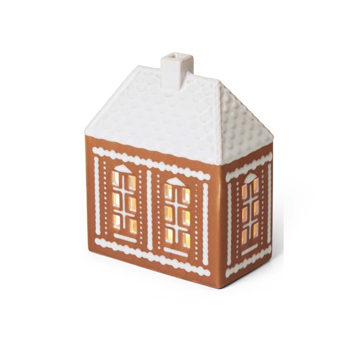 Casa vela Gingerbread medium 15 cm - Castanho - Kähler