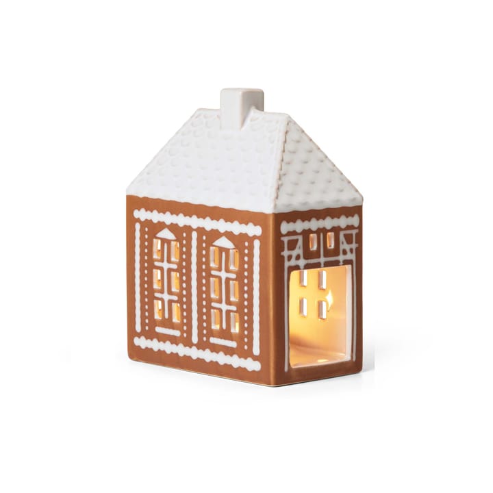 Casa vela Gingerbread medium 15 cm - Castanho - Kähler