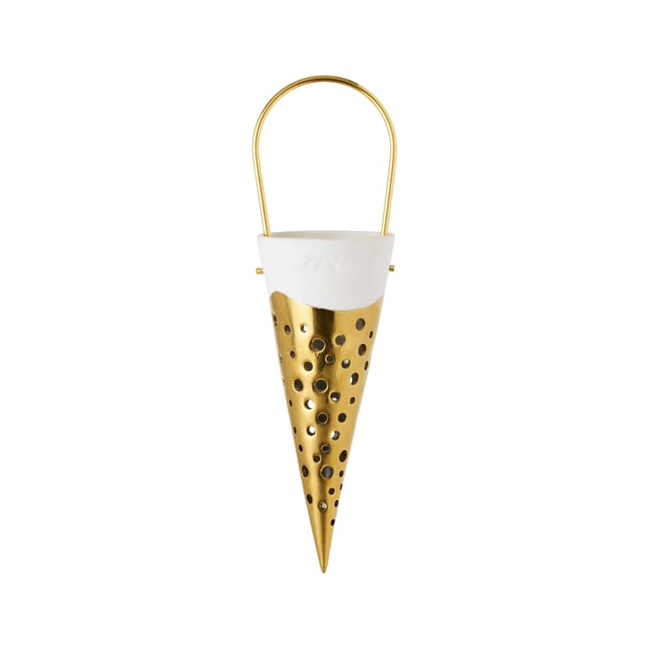 Cone de Natal Nobili 18 cm - Ouro-branco - Kähler