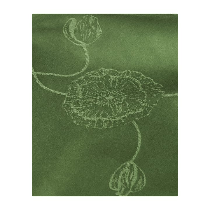 Hammershøi Poppy damask toalha de mesa verde - 150x370 cm - Kähler