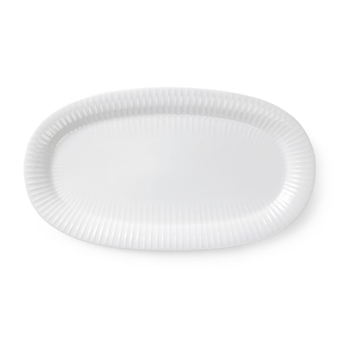 Hammershøi prato de servir oval 40x22.5 cm - Branco - Kähler