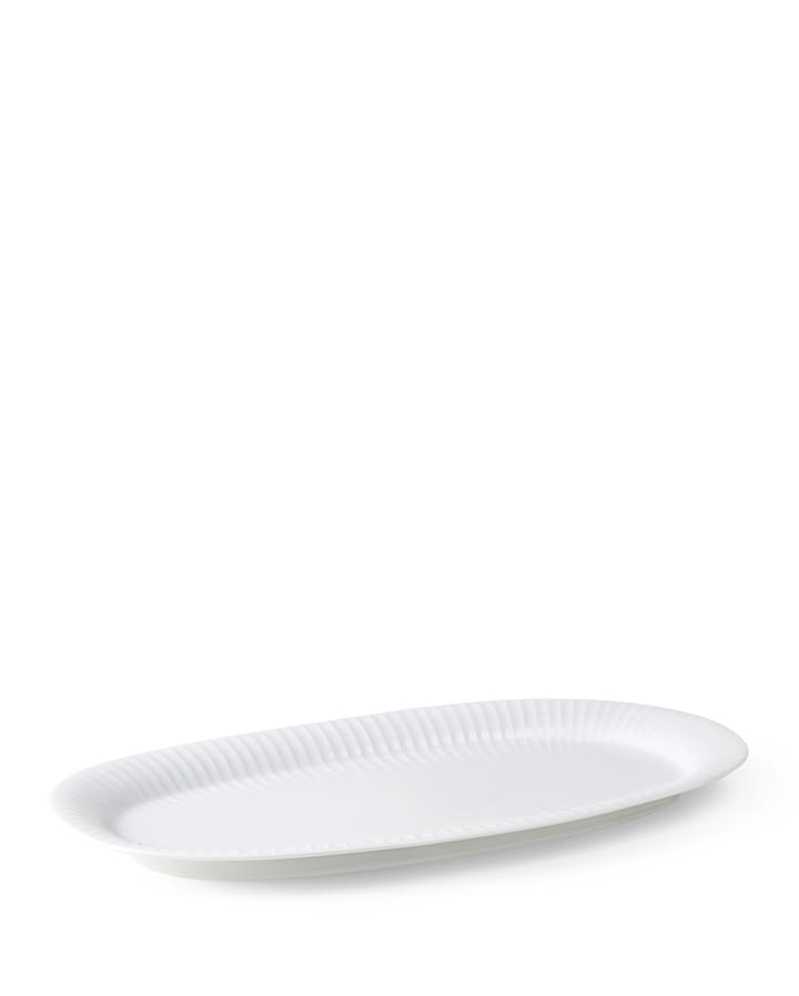 Hammershøi prato de servir oval 40x22.5 cm - Branco - Kähler