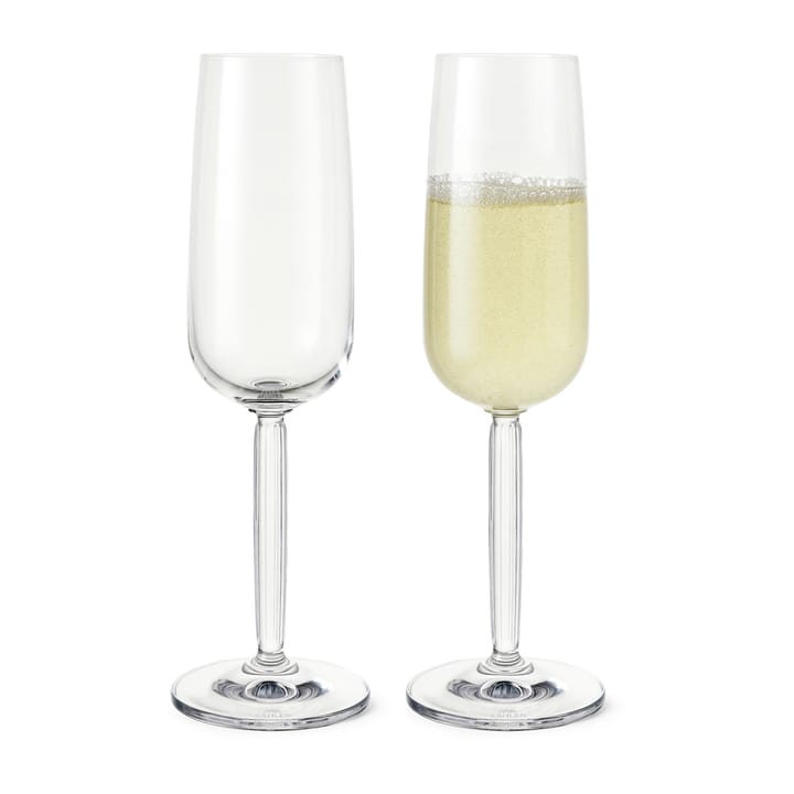 Hammershøi Taça de champanhe 24 cl 2pack - Transparente - Kähler