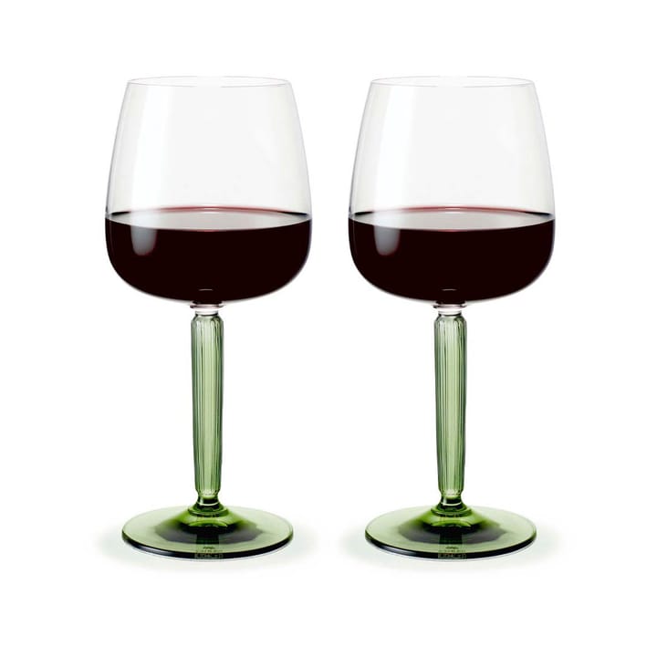 Hammershøi taça de vinho tinto 49 cl 2 unidades - Transparente-verde - Kähler