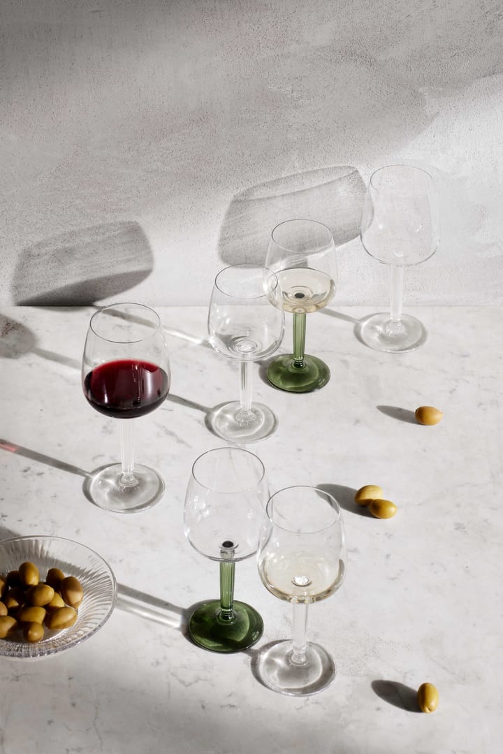 Hammershøi taça de vinho tinto 49 cl 2 unidades - Transparente-verde - Kähler