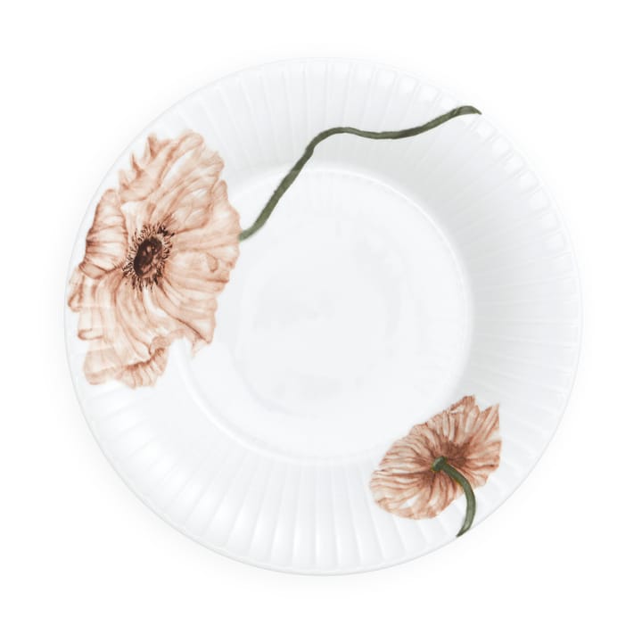 Prato fundo Hammershøi Poppy 21 cm - branco - Kähler