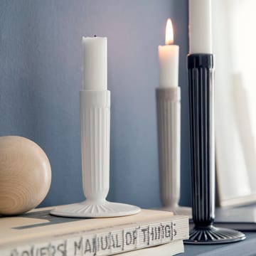 Suporte de velas Hammershøi 13 cm - branco - Kähler