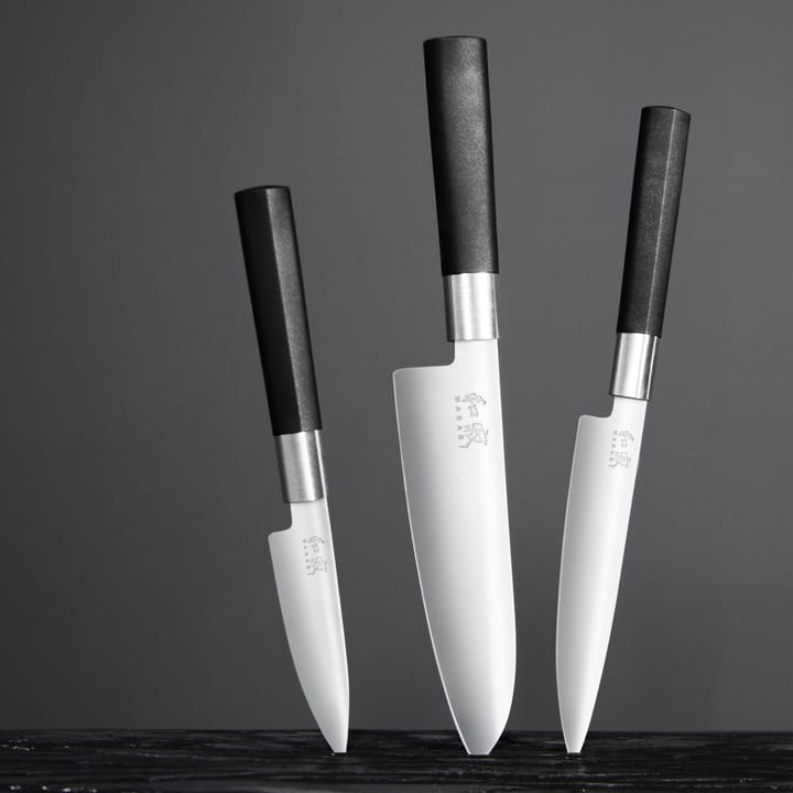 Faca santoku Kai Wasabi Black , 16,5 cm KAI