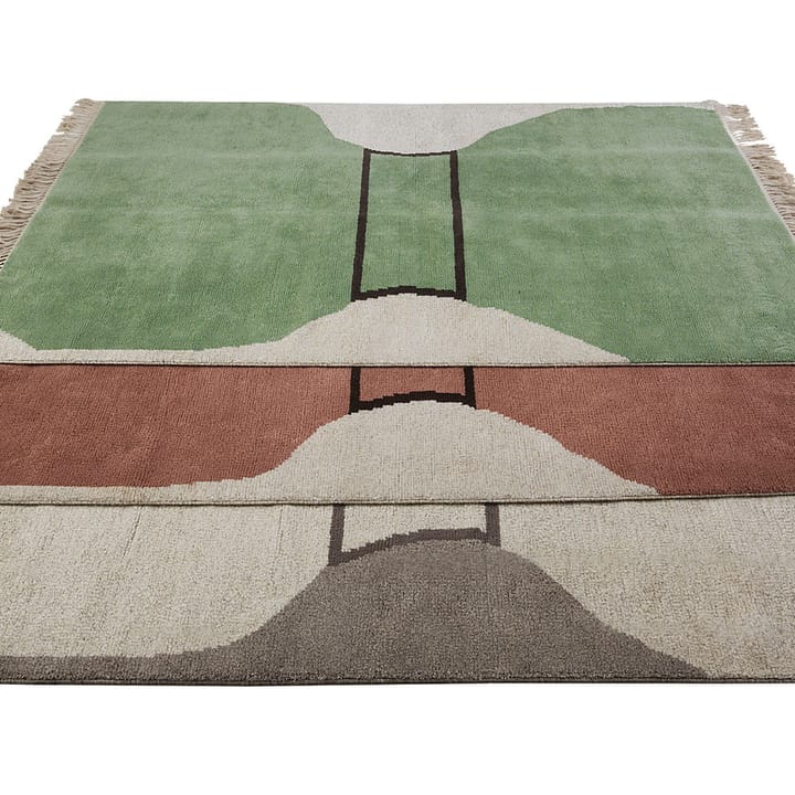 Tapete Silhouette flossa , verde dusty, 170x240 cm  Kateha