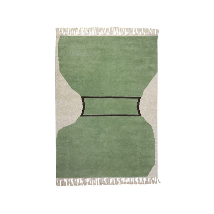 Tapete Silhouette flossa  - verde dusty, 200x300 cm - Kateha