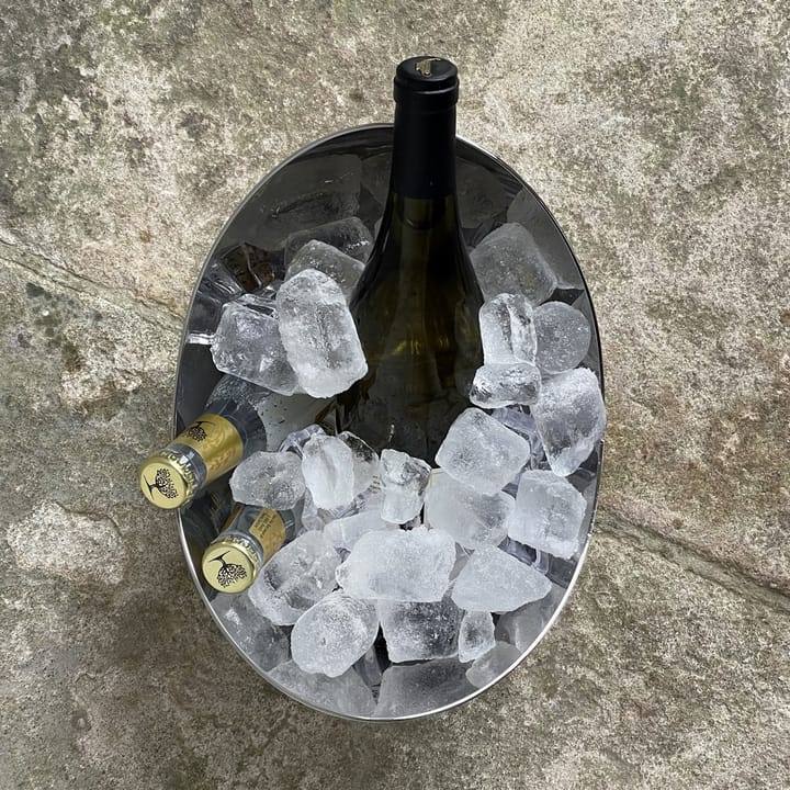 COOLER resfriador de vinho 20 cm, Aço polido Kay Bojesen