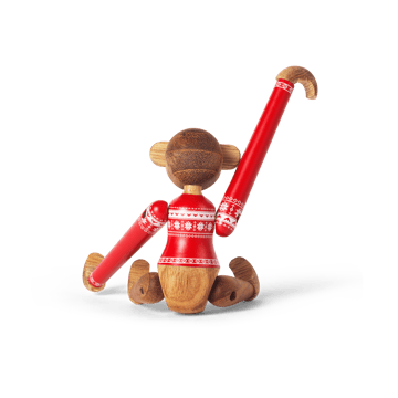 Kay Bojesen macaco mini Christmas Jumper 2024 - Teca-Limba - Kay Bojesen Denmark