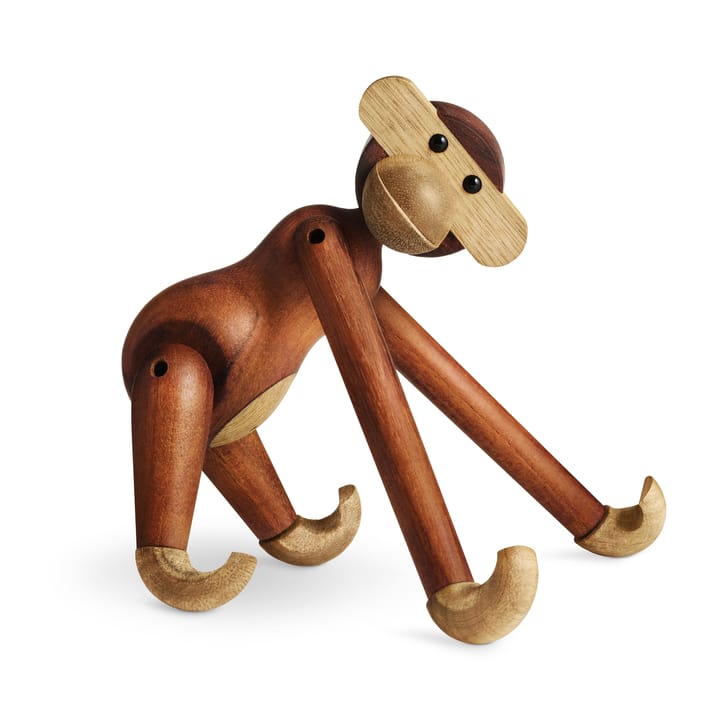 Macaco de madeira pequeno Kay Bojesen - madeira teca-limba 20 cm - Kay Bojesen Denmark