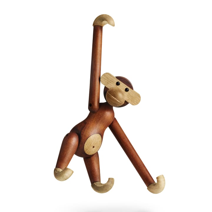 Macaco de madeira pequeno Kay Bojesen - madeira teca-limba 20 cm - Kay Bojesen Denmark