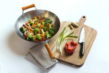 Wok Ken Hom excellence carbon Ø36 cm - Aço - Ken Hom