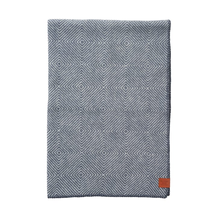 Manta de lã Gooseye midi 90x130 cm - Azul - Klippan Yllefabrik