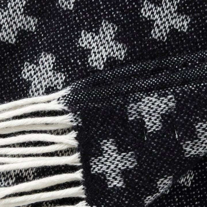 Manta de lã Plus - preto - Klippan Yllefabrik