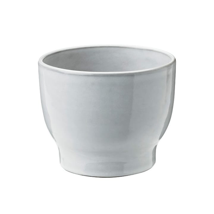 Vaso de flores de exterior Knabstrup Ø12,5 cm - branco - Knabstrup Keramik