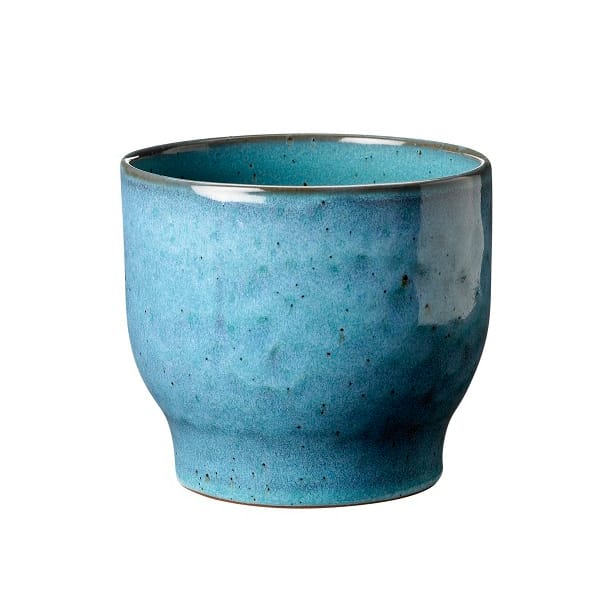 Vaso de flores de exterior Knabstrup Ø12,5 cm - dusty blue  - Knabstrup Keramik