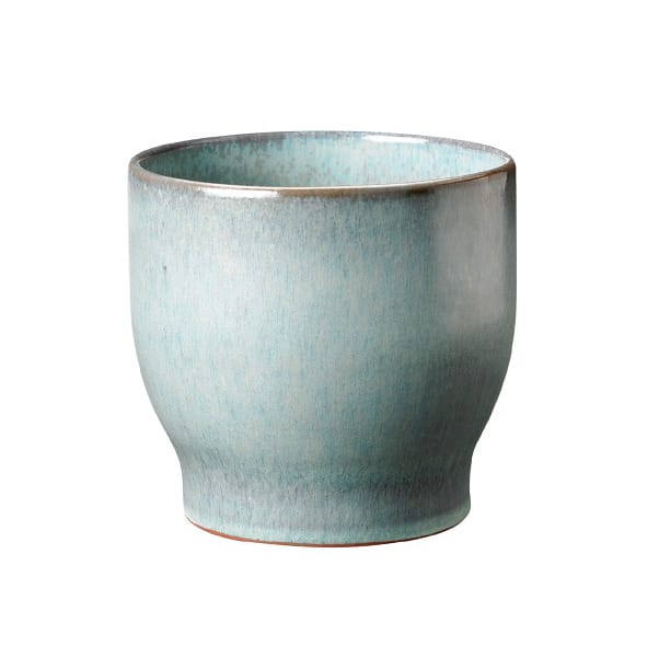 Vaso de flores de exterior Knabstrup Ø12,5 cm - soft menta - Knabstrup Keramik