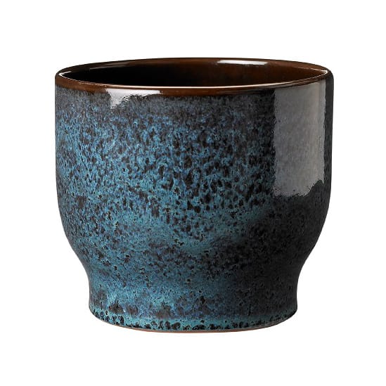 Vaso de flores de exterior Knabstrup Ø14,5 cm - sea green - Knabstrup Keramik