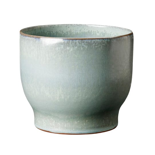 Vaso de flores de exterior Knabstrup Ø14,5 cm - soft menta - Knabstrup Keramik