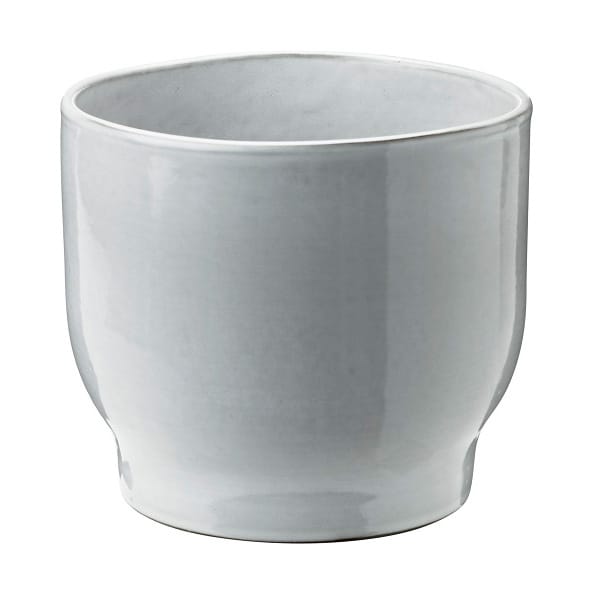 Vaso de flores de exterior Knabstrup Ø16,5 cm - branco - Knabstrup Keramik