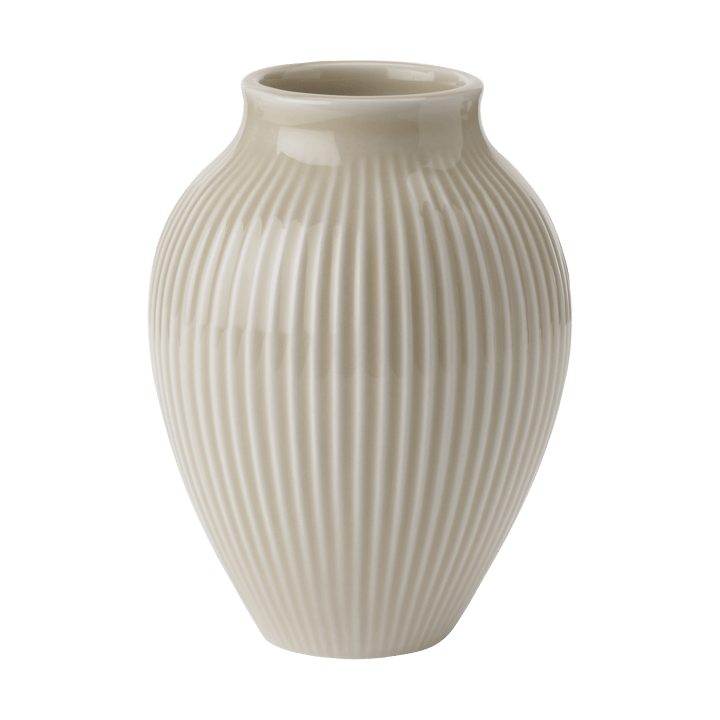 Vaso Knabstrup 12,5 cm - Ripple sand - Knabstrup Keramik