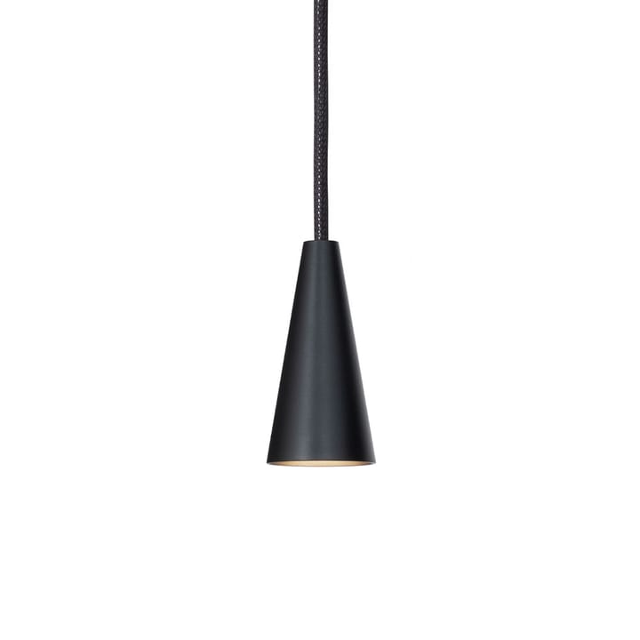 Pendente Massiv - preto, cone - Konsthantverk