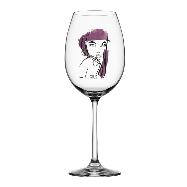 Copo de vinho All about you, 2 un. - vermelho - Kosta Boda