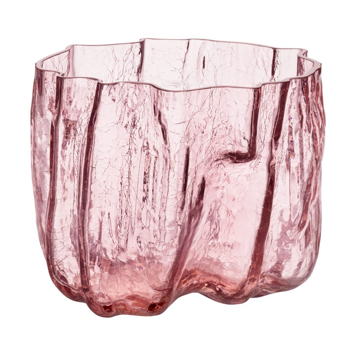 Crackle vaso 17,5 cm - Rosa - Kosta Boda