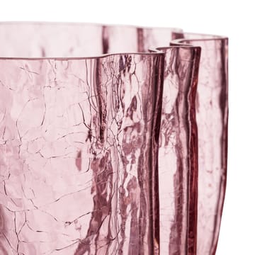 Crackle vaso 17,5 cm - Rosa - Kosta Boda