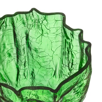 Crackle vaso 17,5 cm - Verde - Kosta Boda