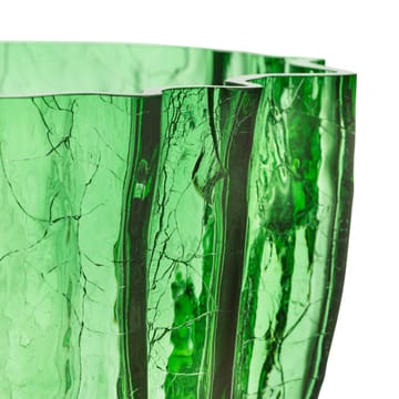 Crackle vaso 17,5 cm - Verde - Kosta Boda