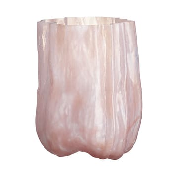 Crackle Vaso 28 cm - Rosa perolado - Kosta Boda