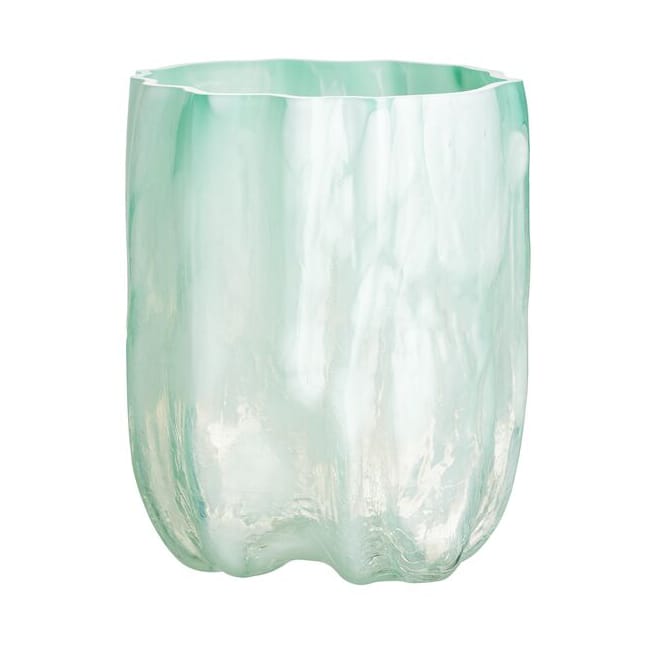 Crackle Vaso 28 cm - Verde jade - Kosta Boda