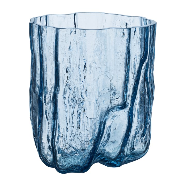 Crackle Vaso 28 cm - Vidro circular - Kosta Boda