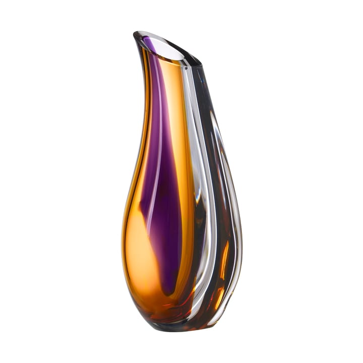 Orchid vaso 370 mm - Roxo âmbar - Kosta Boda